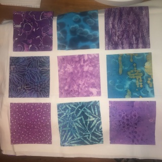 Block 2 fabric cuts