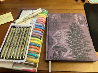 January bullet journal stuff